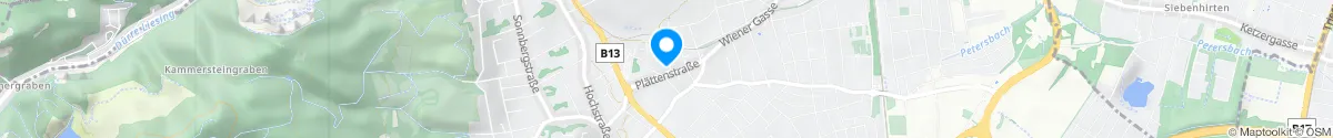 Kartendarstellung des Standorts für Apotheke im Kräutergarten in 2380 Perchtoldsdorf
